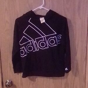 Adidas Kids Black Sweatshirt with Logo